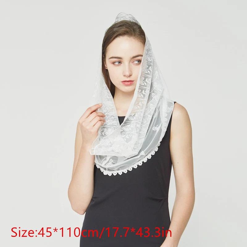 女性用チャペルベール、レディースマンティーラ、インフィニティ - Infinity Scarf Knit のレビューと価格